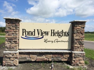 ad 1_Pond view sign